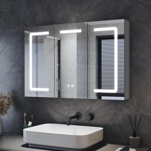 Bathroom led mirror cabinet - bathroom,