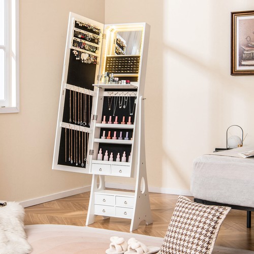 Jewelry cabinet with mirror - jewelry,