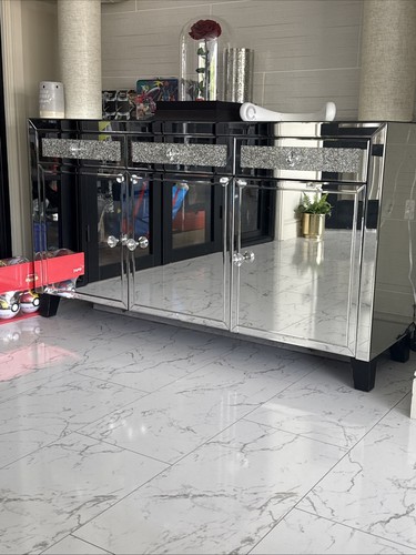 Glass mirrored unit with - glass,