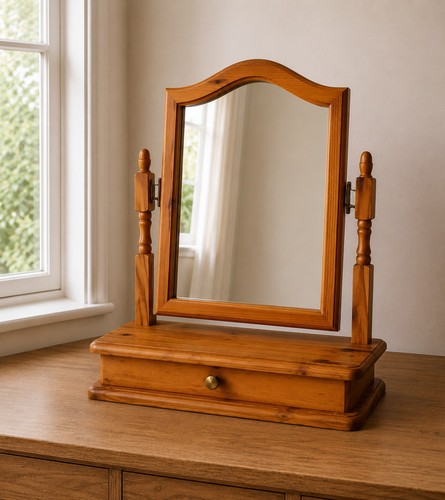 Vintage pine table - pine, vanity