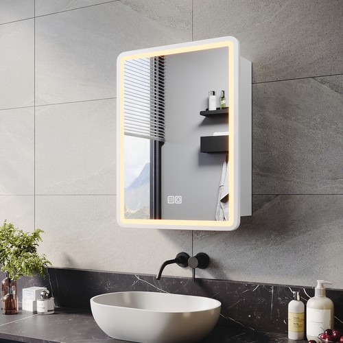 Led bathroom mirror - led, cabinet