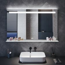 Large Bathroom Mirror with LED