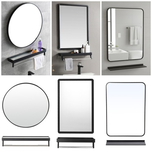 Wall mounted bathroom mirror - wall-mounted,